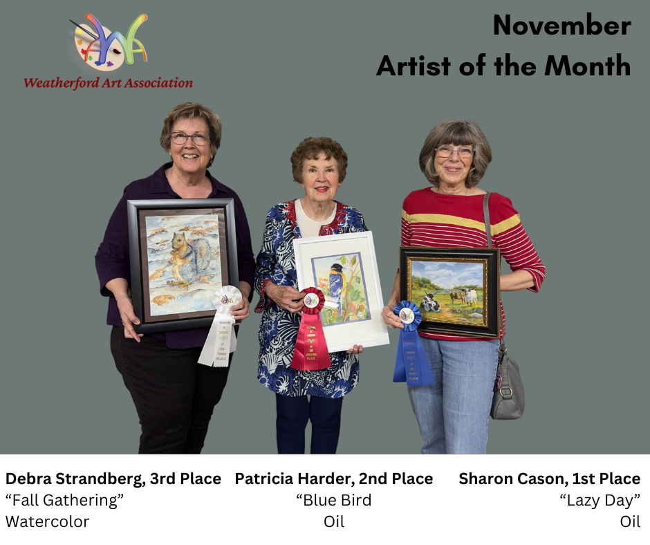 November 2024 Artist of the Month