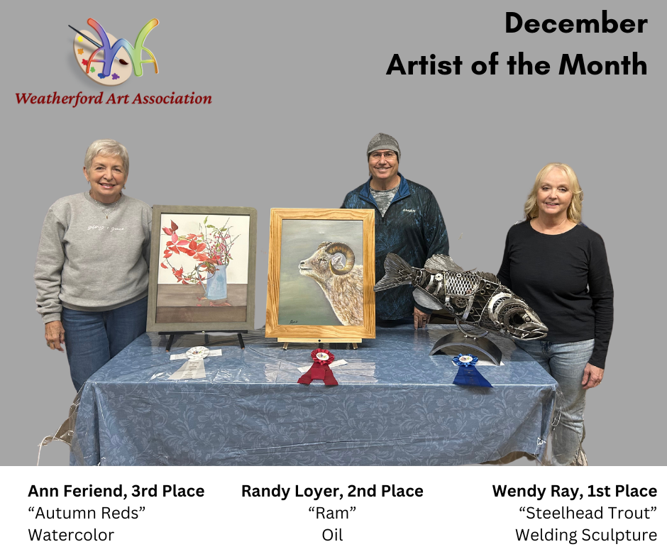 December 2024 Artist of the Month