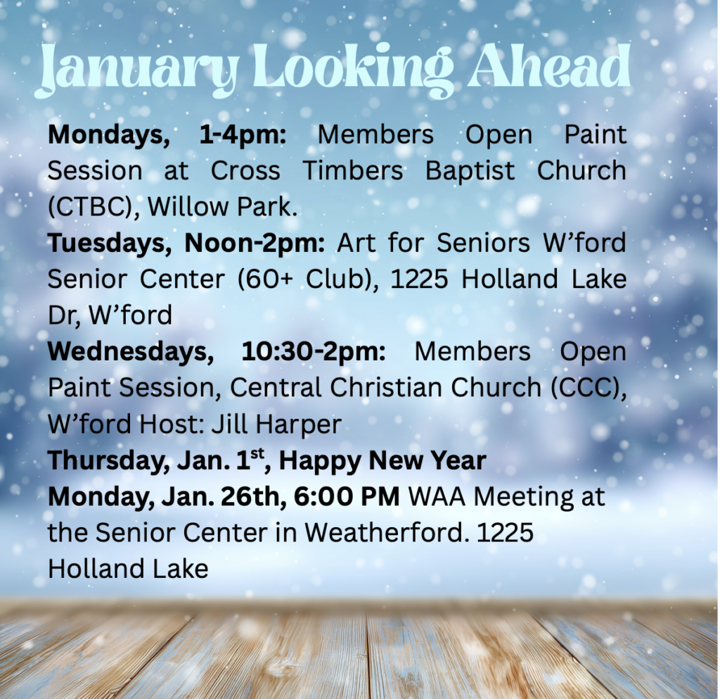 January look ahead