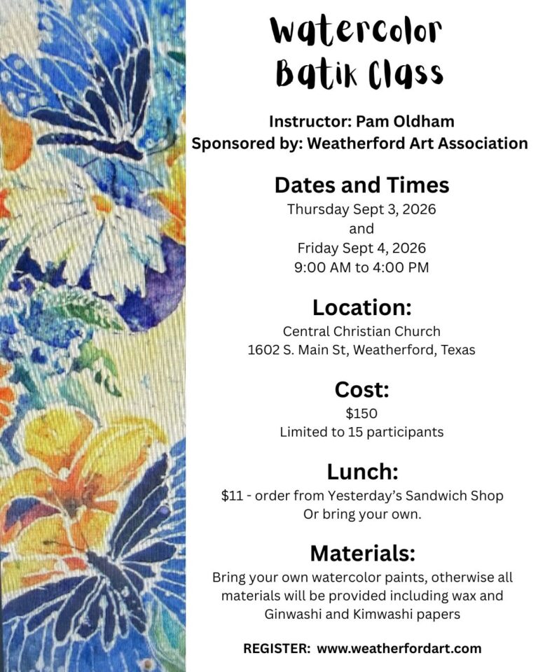 Watercolor Batik workshop