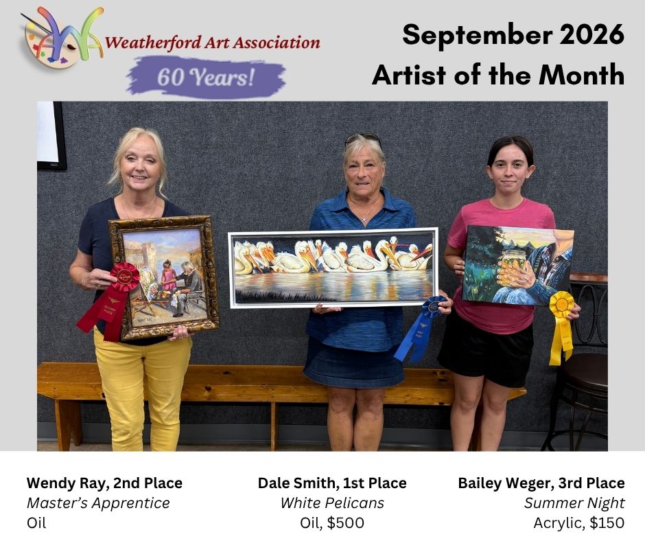 September 2026 Artist of the Month